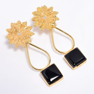 เครื่องประดับทองเหลืองชุบทอง14K ทำด้วยมือสำหรับผู้หญิงและเด็กผู้หญิงเครื่องประดับอัญมณีทองเหลืองแฟชั่นส่งออกเครื่องประดับทองเหลืองตามสั่ง - Product Image 6