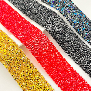 Autocollant de décoration auto-adhésif en cristal <span class=keywords><strong>strass</strong></span> diamant ruban bricolage avec <span class=keywords><strong>strass</strong></span> accessoires de vêtement pour une utilisation sur mesure - Product Image 6