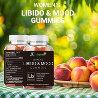 Bonbons gommeux probiotiques OEM pour améliorer le désir féminin, sans hormones, stimulant la libido, soutien énergétique, complément alimentaire pour adultes
