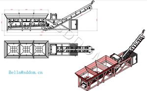 SDDOM Marke CE ISO m3/h Beton ausrüstung Ziegel herstellungs maschinen Hersteller von Trocken beton mischa lagen - Product Image 4