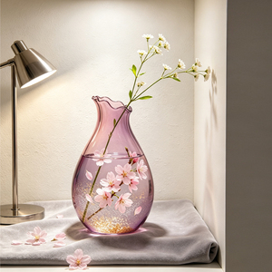 Vaso Artistico Irregolare <span class=keywords><strong>in</strong></span> <span class=keywords><strong>Resina</strong></span> con Motivi Floreali, Lavorato a Mano, Colorato, per Decorazioni Domestiche e Feste - Product Image 5