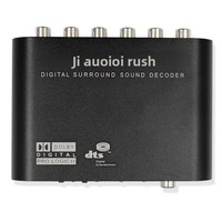 Decodificador de Audio DTS/Dolby/AC-3 de 51 Canales, Convierte Audio Digital Óptico/Coaxial a Analógico RCA/Conectores Rose, Hecho en China