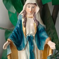 Statue créative de la Vierge Marie articles religieux décoration 3D résine artisanat décoration de la maison Souvenirs religieux Sculpture
