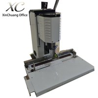 Poinçonneuse électrique semi-automatique Xinchuang 220V 800W pour les bons de comptabilité en papier de carte perforée nouvel équipement de post-presse