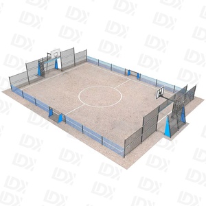 Équipement sportif LDK, vente flash, <span class=keywords><strong>cage</strong></span> <span class=keywords><strong>de</strong></span> football <span class=keywords><strong>de</strong></span> plein air, terrain <span class=keywords><strong>de</strong></span> football, panier <span class=keywords><strong>de</strong></span> basket-ball avec <span class=keywords><strong>but</strong></span> <span class=keywords><strong>de</strong></span> football - Product Image 2
