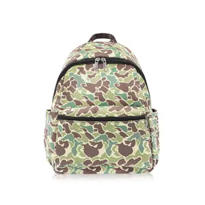 Wholesale Kids 15 Inch School and Travel Backpack for Boys and Girls Toddler Custom Camo Camouflage School Bag Small Backpacks