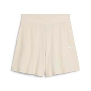 กางเกงขาสั้นผู้หญิงพูม่าสีเบจทรงรัดรูปสำหรับออกกำลังกาย - Product Image 1