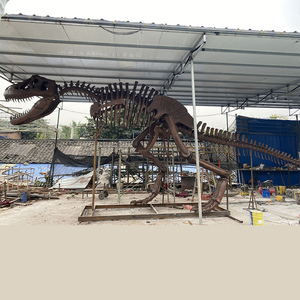 Cuộc sống lớn kích thước T-REX dinosaurio Nhà cung cấp 3D Bảo tàng sợi thủy tinh khủng long <span class=keywords><strong>Skeleton</strong></span> để bán - Product Image 2