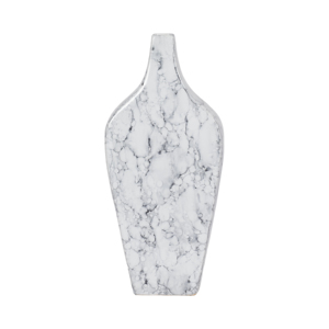 Vaso in Ceramica Scultoreo, Forma Affusolata Moderna, Pezzo Decorativo per Soggiorno - Product Image 1