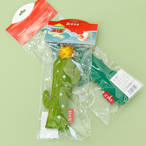 Gato fieltro gato menta dibujos animados bambú Cactus muñeca moler dientes mascota roer juguete - Product Image 6