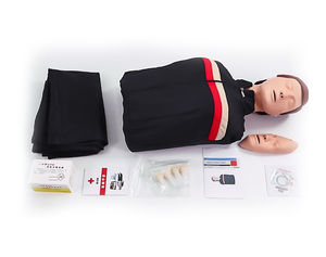 Custom Logo CPR Training Nursing Cpr Dummy First Aid Training Half Body CPR Manikin Emergency Training Simulator Adult Manikin - Product Image 3