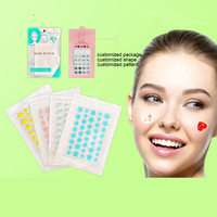 Patchs anti-boutons jour et nuit, autocollants pour les imperfections, patchs anti-boutons pour le visage et les soins de la peau, invisibles, ultra-fins