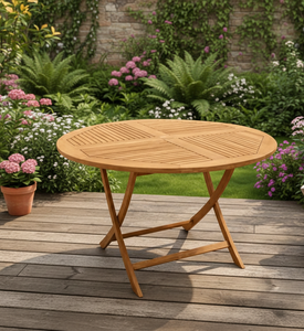 Oval extendable teak <b>dining</b> <b>table</b> perfect for outdoor patios gardens hotels resorts commercial and residential spaces - Product Image 2