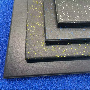 <span class=keywords><strong>Tapis</strong></span> <span class=keywords><strong>de</strong></span> sol <span class=keywords><strong>de</strong></span> gym emboîtables faciles à nettoyer, dalles en caoutchouc résistantes à l'usure et absorbant les chocs pour la remise en forme à domicile et la musculation - Product Image 2