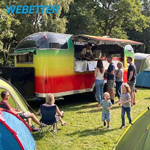 WEBETTER Remolque de Comida para Exteriores, Bar de Pizza y BBQ Rápido, con Equipamiento de Cocina Completo, Fabricación de Food Trucks para Venta en Europa - Product Image 5