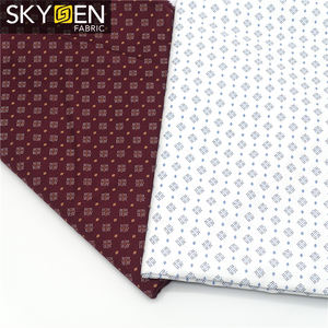 Wholesale Skygen Sateen Silky Woven Well Design Print Cotton Fabric for <strong>Shirting</strong> - Product Image 1