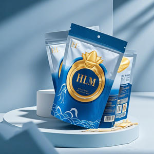 Bolsa de comida personalizada de plástico con cremallera reutilizable respetuosa con el medio ambiente, bolsa de aperitivos de calamar triturado, bolsa con cierre de cremallera - Product Image 2