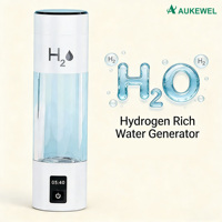 Générateur d'eau riche en hydrogène par électrolyse de l'eau PEM, bouteille d'eau portable de 270 ml avec une concentration d'hydrogène allant jusqu'à 10 000 PPB