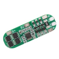 Placa de Desarrollo de Cargador BMS 3S 12V 18650 10A, Circuito de Protección de Batería de Litio Li-ion, 10.8V 11.1V 12.6V, Azul Eléctrico