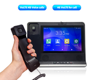 4g Lte Volte Wifi BT Wifi 8 utilisateurs Hotspots Smart Android fixe sans fil téléphone de bureau 8 pouces écran vidéo téléphone sans fil