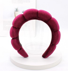 Women <strong>Padded</strong> Fabric <strong>Hair</strong> Bands Wide Velvet Non Slip Headband <strong>Hair</strong> Accessories for Women Girls - Product Image 5