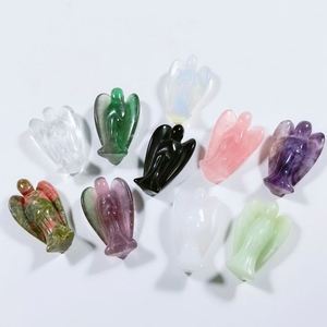 混合天使DIY水晶热销水晶天使翅膀雕像纪念摆件园艺户外装饰 - Product Image 3