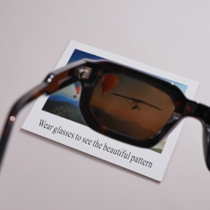 2026 New Arrival <b>Small</b> Square PolarizedAcetate <b>Sunglasses</b> Thick <b>Frame</b> Shades Retro Luxury UV400 - Product Image 4