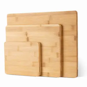 الأكثر مبيعًا ألواح خشبية صلبة مستطيلة 3 أحجام ، كتل تقطيع ثقيلة للمطبخ