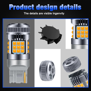 <span class=keywords><strong>Lampadina</strong></span> LED S25 T20 T25 per Indicatori di Direzione Auto, 36SMD Rosso Giallo Bianco, 1156 1157 7443 7440 3156 3157 12V 18W, Illuminazione Freni e Retromarcia - Product Image 5