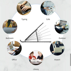 Xách tay Máy tính để bàn màn hình đứng có thể gập lại chủ cho máy tính xách tay ipad máy tính bảng sách có thể điều chỉnh cho <span class=keywords><strong>Raspberry</strong></span> <span class=keywords><strong>Pi</strong></span> - Product Image 3
