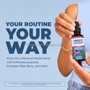 Mélange d'herbes pour le soutien lymphatique, gouttes liquides à l'échinacée, au <span class=keywords><strong>sureau</strong></span> et à la verveine bleue pour le soutien immunitaire - Product Image 2