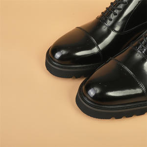 Nouvelle conception, chaussures habillées respirantes pour hommes grandes tailles, en cuir de vache véritable, chaussures Oxford formelles pour le bureau, les affaires, la carrière, décontractées pour hommes - Product Image 4