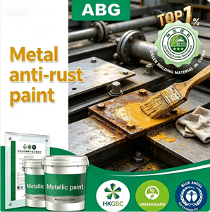 Peinture acrylique métallisée à faible teneur en stress avec agent d'adhérence en aluminium, revêtement antirouille pour les cadres en aluminium des panneaux solaires - Product Image 1