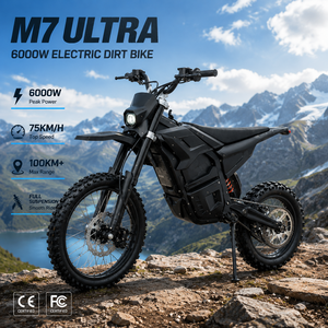 Motocicleta Todoterreno M7 Ultra Dirt Bike 72V 25Ah con Motor de Tracción Media, Suspensión Completa y Alto Torque para Adultos - Product Image 1