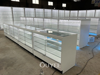 Meilleur fournisseur d'armoires de présentation étanches pour boutiques de produits de fumée avec éclairage LED et tiroirs, garantie de 3 ans
