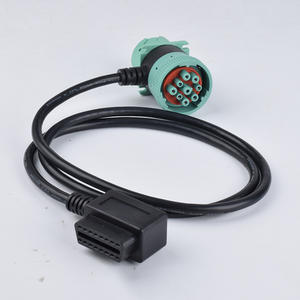 J1939 9Pin passa attraverso <span class=keywords><strong>il</strong></span> maschio/femmina ad angolo retto Obd2 16 Pin cavo - Product Image 2