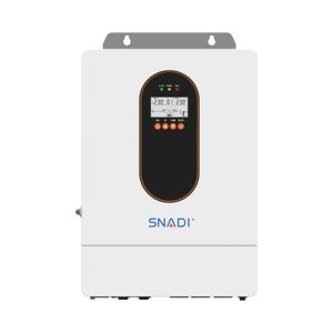 อินเวอร์เตอร์พลังงานแสงอาทิตย์แบบไฮบริด ออน/ออฟกริด แยกเฟสเดียว 12KW 48V 6KW 220V พร้อมระบบกักเก็บพลังงาน WIFI ราคาโรงงาน - Product Image 2