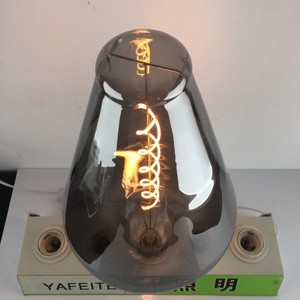 <span class=keywords><strong>Ampoule</strong></span> LED Grande Taille en Forme de Vase, <span class=keywords><strong>Ampoule</strong></span> <span class=keywords><strong>Edison</strong></span> 220V E27 8W en Verre et Laiton, Filament Vintage, Lampe <span class=keywords><strong>Edison</strong></span> Décorative - Product Image 4