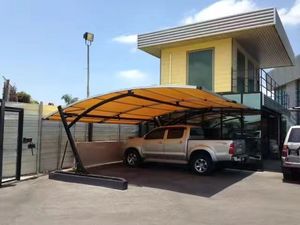 Youya Parking Hangar <span class=keywords><strong>Toit</strong></span> Usage Domestique Étanche En Aluminium Auvent De Stationnement De Voiture Simple/deux/trois/quatre Voitures Pvdf <span class=keywords><strong>Toit</strong></span> Carport <span class=keywords><strong>Garage</strong></span> - Product Image 4