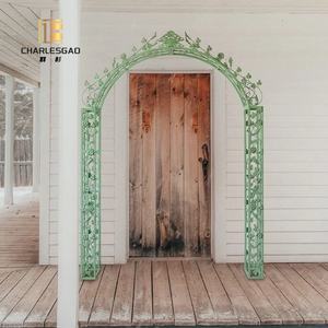 Fleurs, roses, arches, supports à fleurs, terrasses, jardins, cours, style européen rétro, <span class=keywords><strong>vintage</strong></span>, en <span class=keywords><strong>fer</strong></span> <span class=keywords><strong>forgé</strong></span>, grande portée - Product Image 5