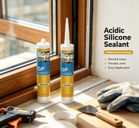 Scellant silicone acétique multi-usages transparent pour collage de cadres photo, vitrines et étanchéité des joints
