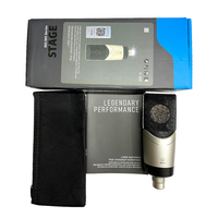Microphone de batterie professionnel cardioïde à condensateur MK4 pour karaoké, instrument, scène, performance, filaire, en métal