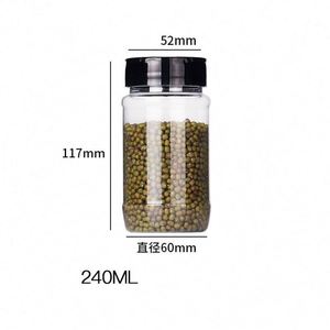 Plastic Seasoning Bottle with Customized Color Lid Clear and Safe Plastic Seasoning Bottle <b>Storage</b> Seasoning Plastic Bottles - Product Image 4