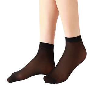 Calzini alla caviglia trasparenti opachi ultra sottili stampati da donna e ragazza, taglio basso, eleganti e comodi, spessore 15 <span class=keywords><strong>DEN</strong></span>, per sandali - Product Image 2