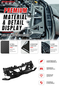 Perfiply 干式碳纤维散热器盖适用于 BMW G80 G82 M3 M4 2021+ 发动机舱升级罩冷却罩水箱盖 - Product Image 3