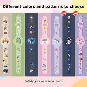Correa de Silicona con Dibujos Animados, Funda Protectora Impermeable para <span class=keywords><strong>Airtag</strong></span>, Pulsera para Niños, Correa Antipérdida para Reloj con Air Tag - Product Image 4