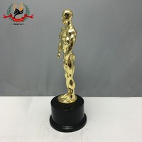 Jolie statue de trophée sportif de gymnastique pour homme, trophée personnalisé de musculation