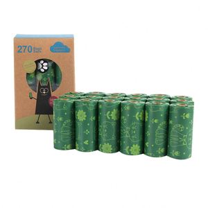 Vente d'usine à prix bas, sacs à déchets pour animaux de compagnie biodégradables, écologiques, personnalisables avec logo imprimé, pour chiens et chats - Product Image 3