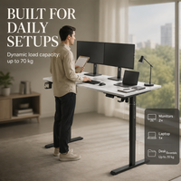 AOR Home Bureau Ergonomique Silencieux à Hauteur Réglable pour Ordinateur, Double Usage Assis-Debout, Idéal pour le Bureau et l'Apprentissage, Vente en Gros Usine