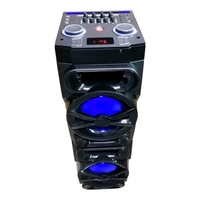 Altavoz Inalámbrico Portátil Mini de Diseño Moderno, Nuevo, con Pantalla LCD de 100 W, Luz LED Intermitente, Entrada para Guitarra, Ideal para Fiestas en Casa y Teatro